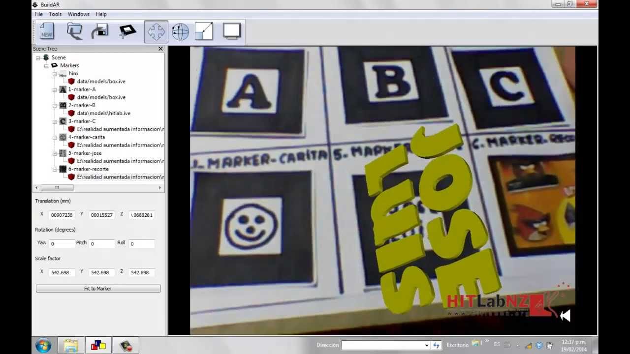 Construcción de marcadores para realidad aumentada-Artoolkit y BuildAr