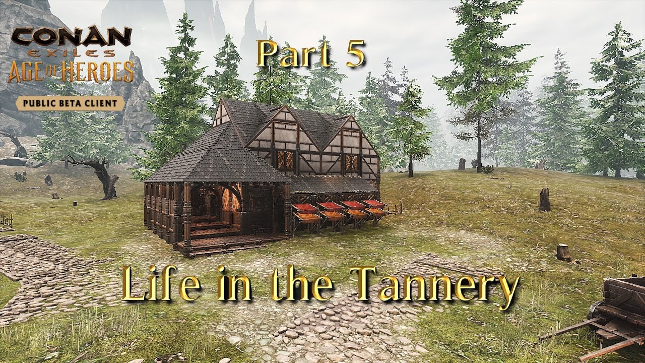 Conan Age of Heroes , New Update , build а Tannery for NPCs Village, Part 5 | Speed Build | | Beta |