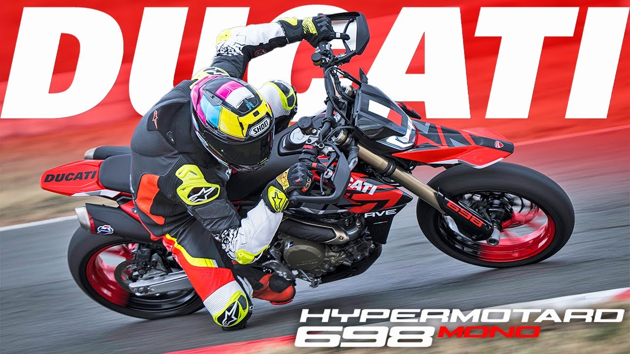 Ducati Hypermotard 698 Mono Prueba a fondo en circuito
