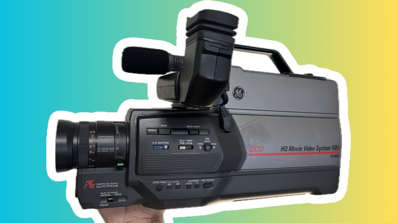[REVIEW] General Electric CG9810 VHS Camcorder From 1989