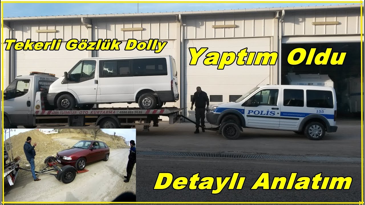 Turkış Tekerli Gözlük Dolly /Долли / Artık İki Araba Taşıyorum / Azimle Çalışan Mermeri deler :)