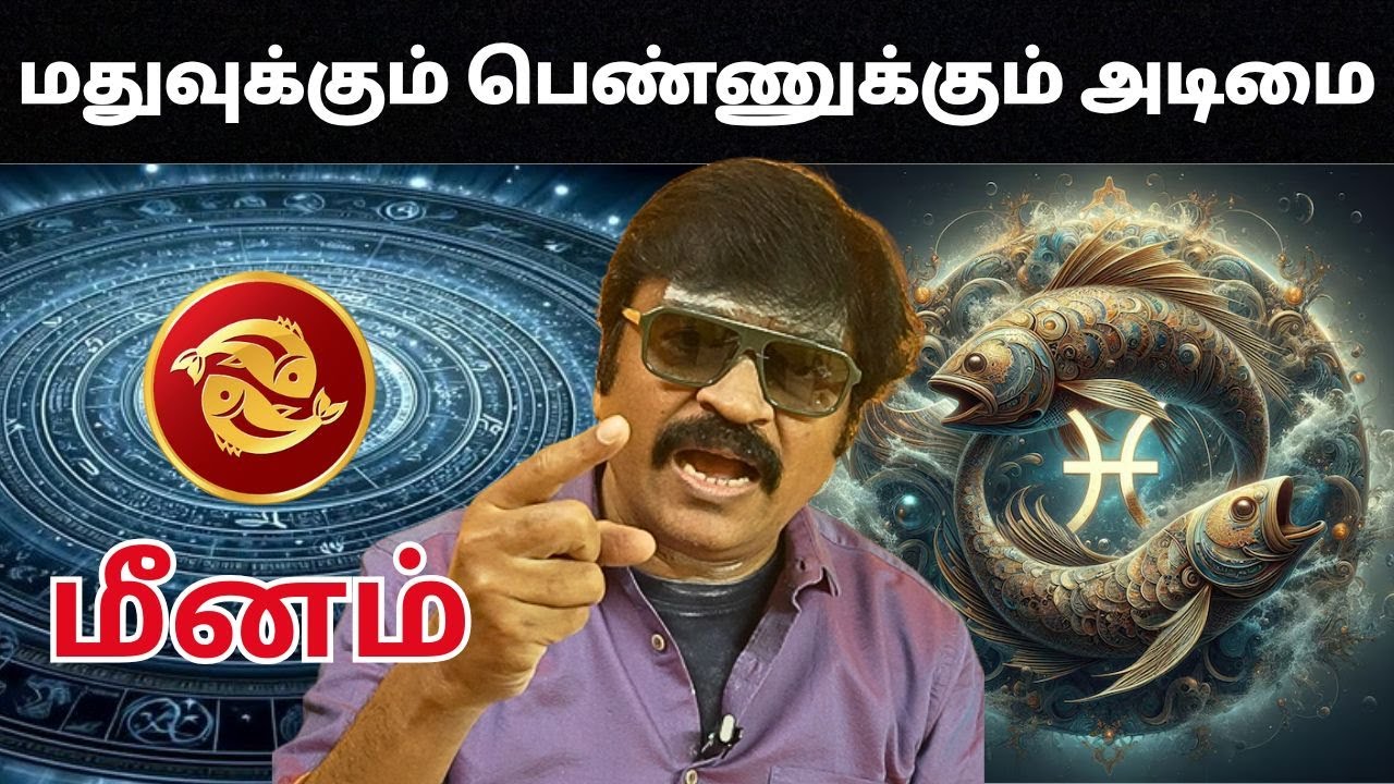 மதுவுக்கும் பெண்ணுக்கும் அடிமை #மீனம் #meenam #Piscesvd #astrology #horoscope #rasipalan #jothidam
