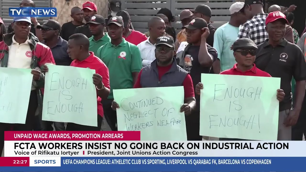 FCTA Workers Insist No Going Back On Industrial Action