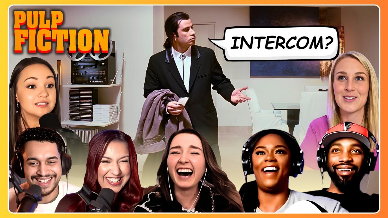 BEST Vincent picks up Mia Wallace REACTIONS 💋 Pulp Fiction (1994) Movie Reaction Compilation Mashup