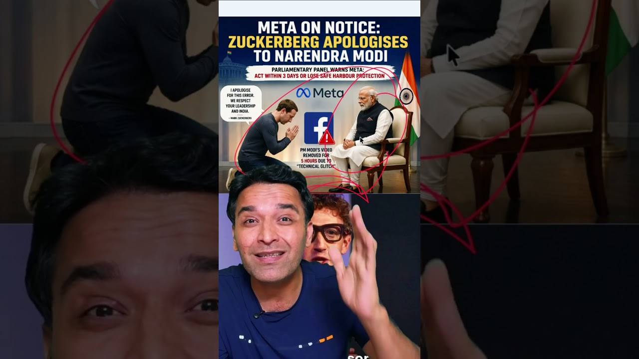 Mark Zuckerberg apologises to Indian Government.Says, I am Sorry.#amitkilhor #kilhor #markzuckerberg