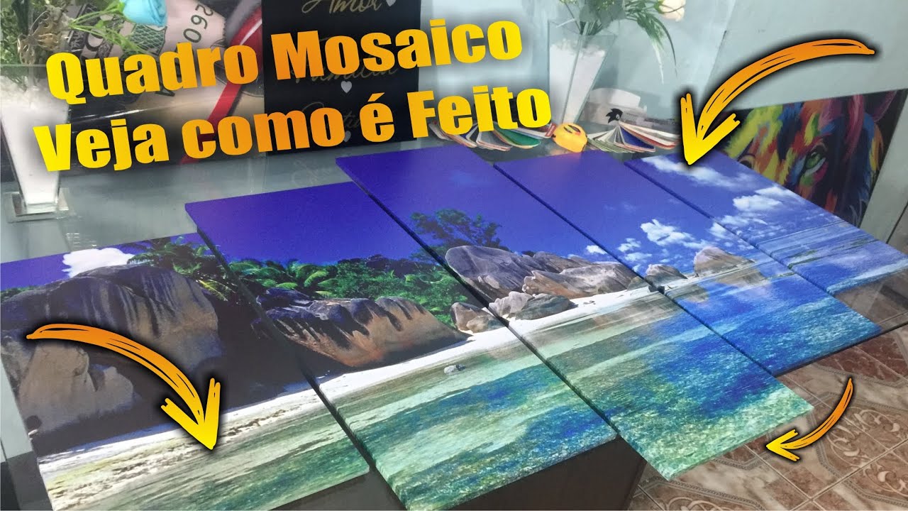Quadro Mosaico, Veja como é Feito.