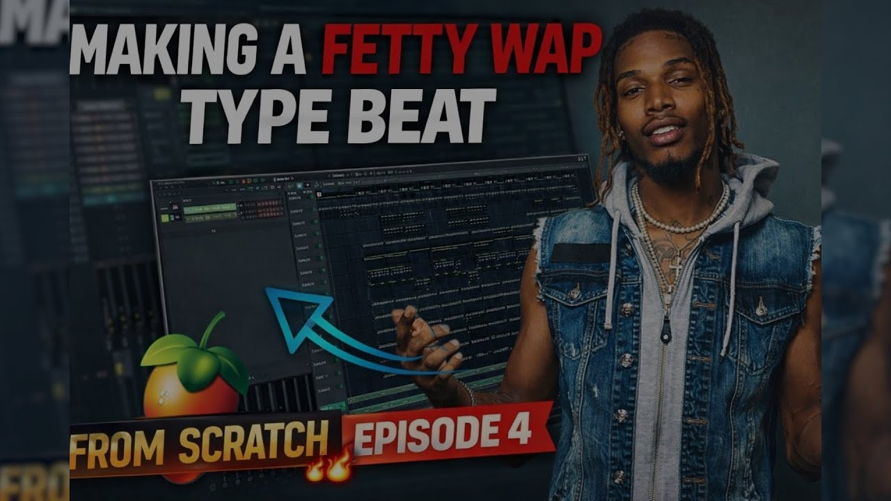 Fetty Wap Type Beat from Scratch in FL Studio (EPISODE: 4)
