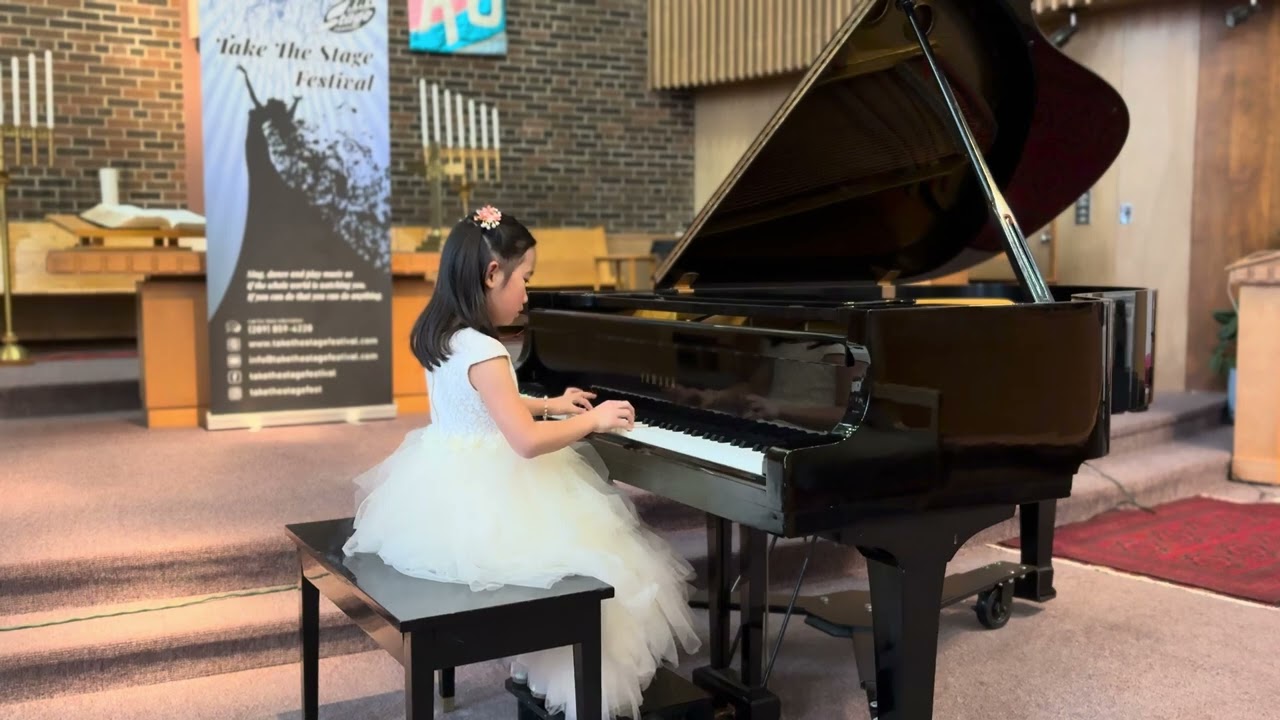 Jazmin’s Second Piano Recital - Ecossaise in G Major (1st Place)
