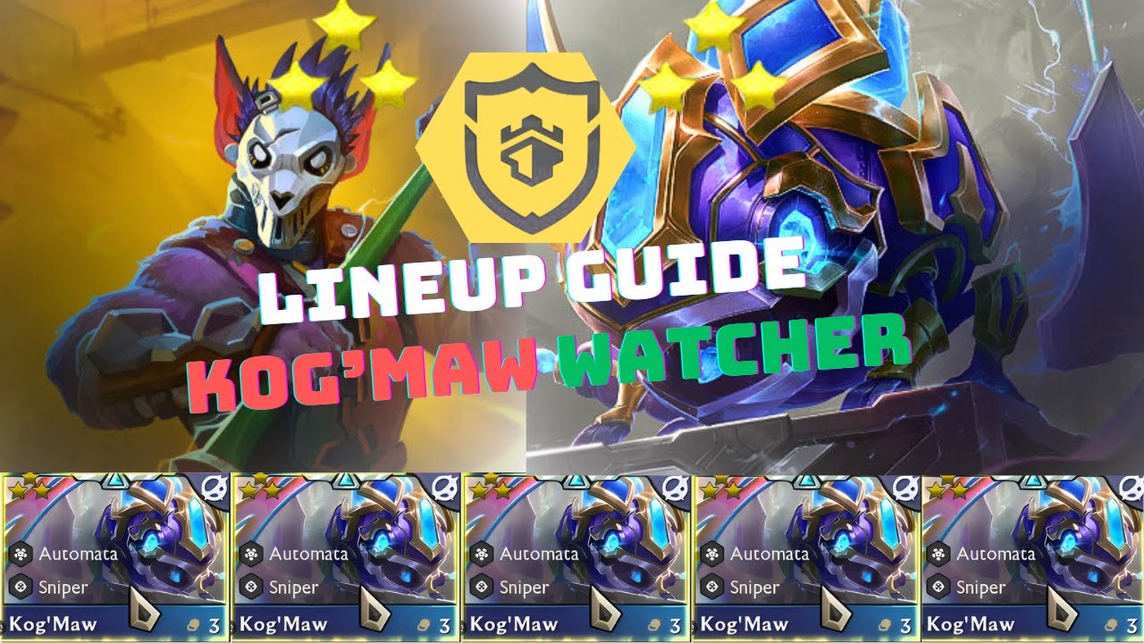 Destructive Power! Kog'Maw Watcher Team Guide for TFT Season 13
