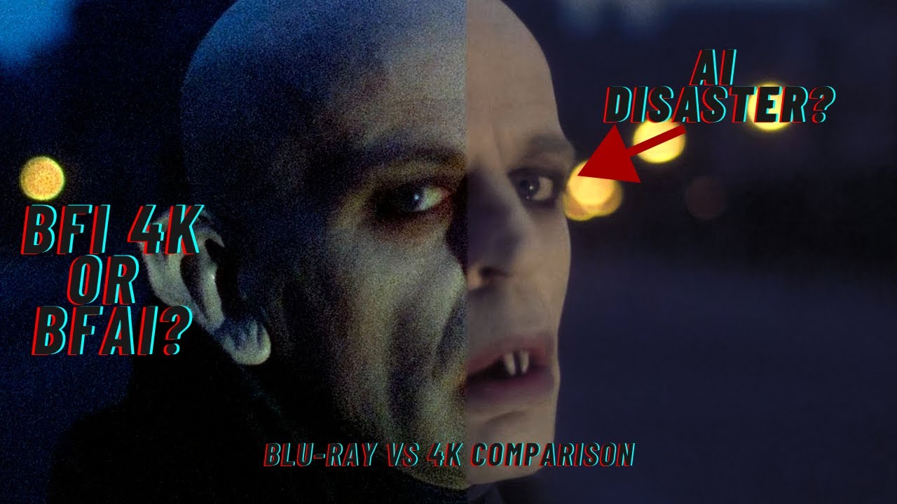 Nosferatu The Vampyre (1979) 4k UHD Blu-ray VS Blu-ray Comparison | BFI 4K