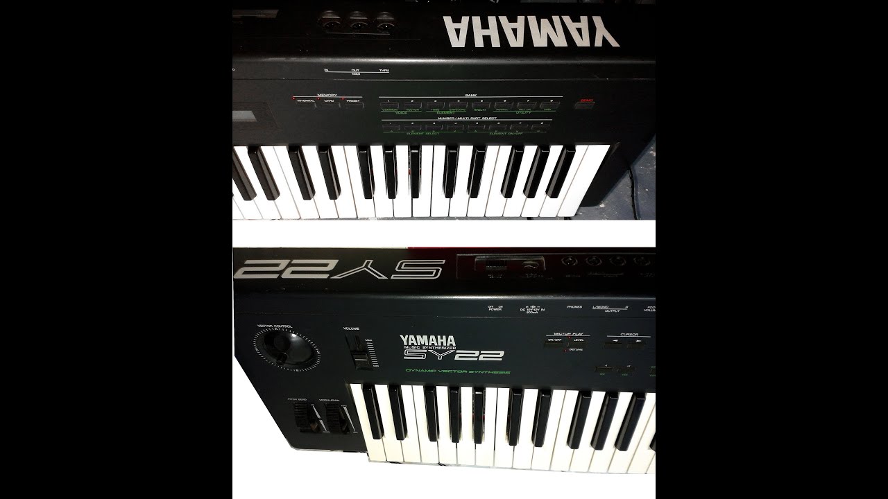 YAMAHA SY - 22 (sound demonstration) HiQ sound and playing