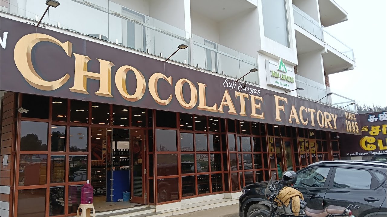 Chocolate 🍫 factory 🏭 Ooty to Gudalur road 🛣️- சாக்லேட் பேக்டரி