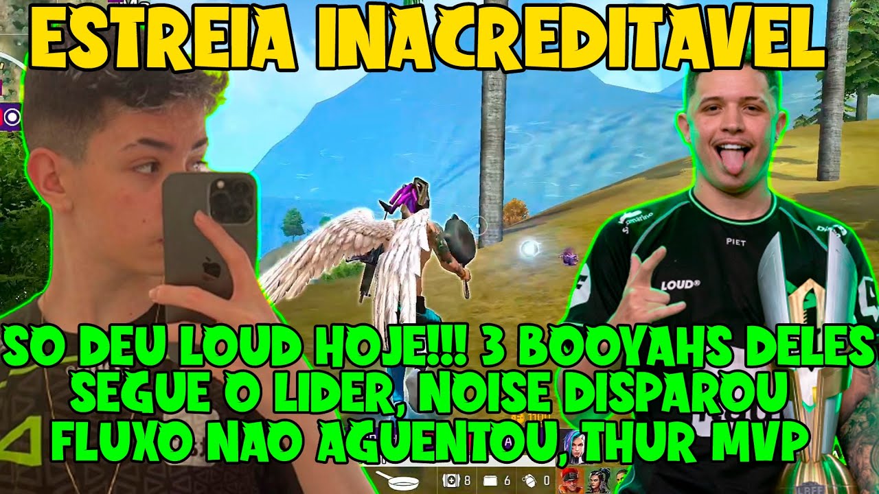 QUE FASE DA NOVA LOUD!!! ELES AMASSARAM GERAL E DISPAROU NA LIDERANÇA - 3 BOOYAHS DA LOUD MOBILE