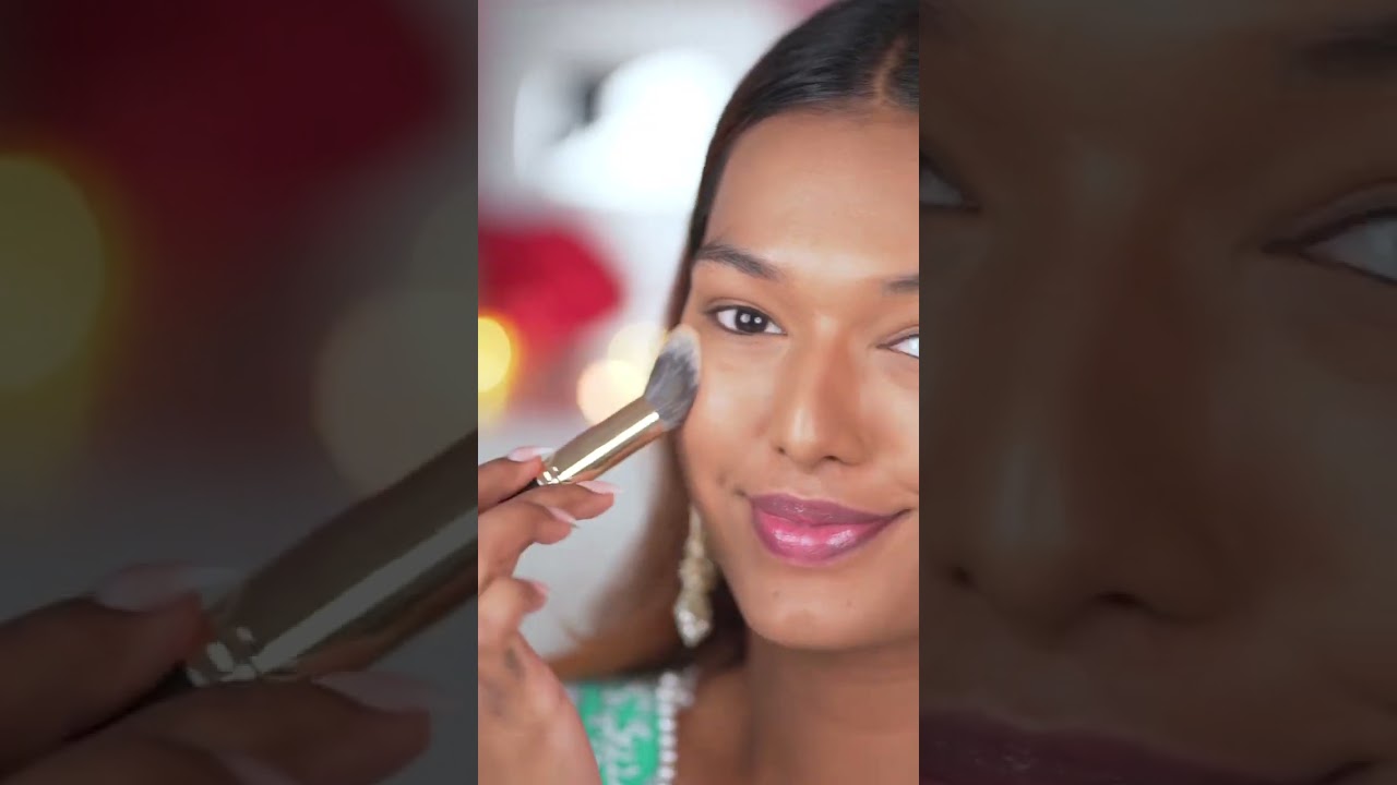 Simple Diwali Makeup Look | Blue Liner Makeup tutorial | #shorts #ashortaday