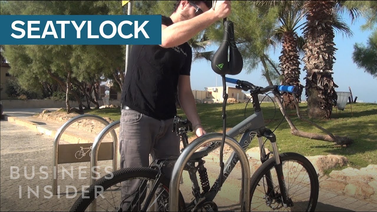 This Bike Seat Is Also A Lock