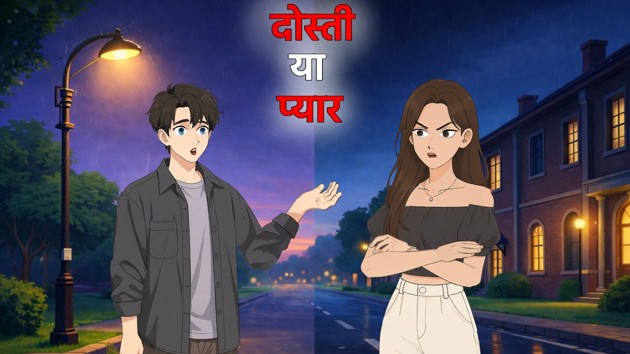दोस्ती या प्यार | Heart Touching College Love Story | HINDI KAHANIYA | CARTOON STORY | HINDI STORIES