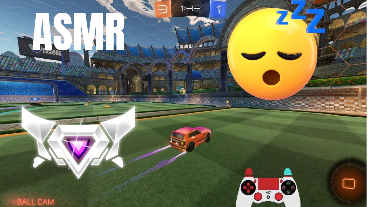 PS4 Controller Sounds | ASMR Rocket League Ranked 2s | Grand Champion
