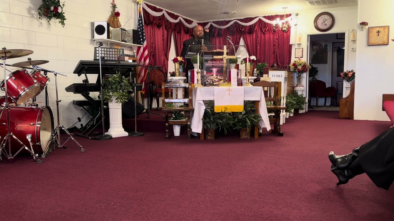 Sunday Service At “The Pillar Of Fire Holiness Church” #FewButHoly #RealDeal