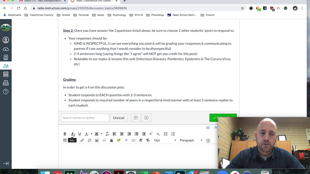 How to Use a Canvas Discussion Board