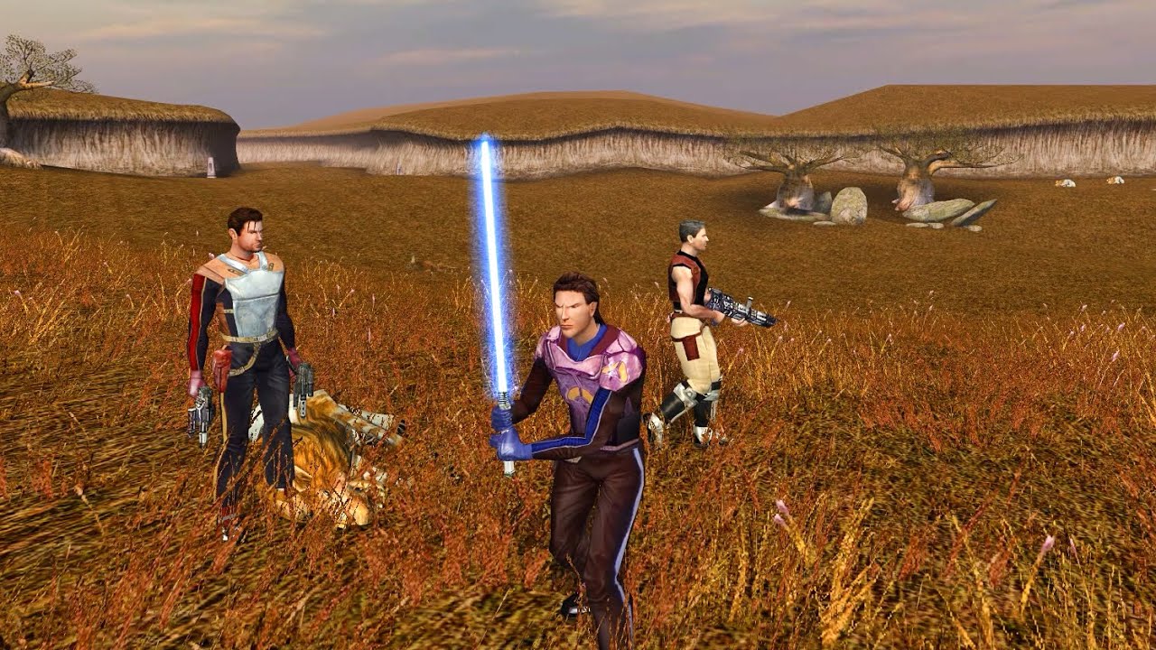 Star Wars: Knights of the Old Republic - Exploring Dantooine (1080p)