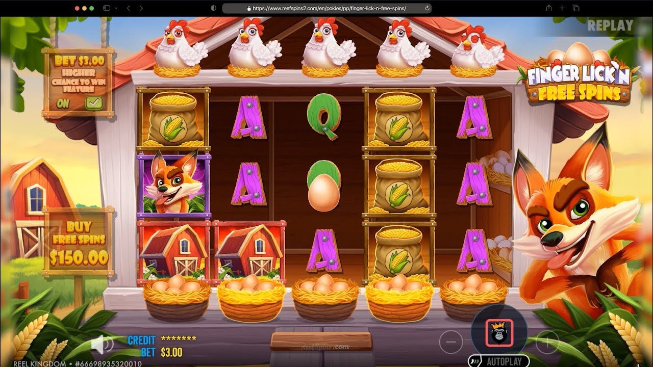 Finger Lick&rsquo;n Free Spins delivers $5.9k win from a $3 slap &ndash; who let the fox out?