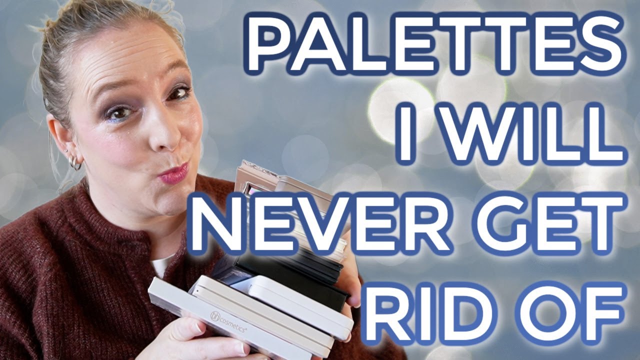 I CANNOT GET RID OF THESE! // 10 eyeshadow palettes I still love