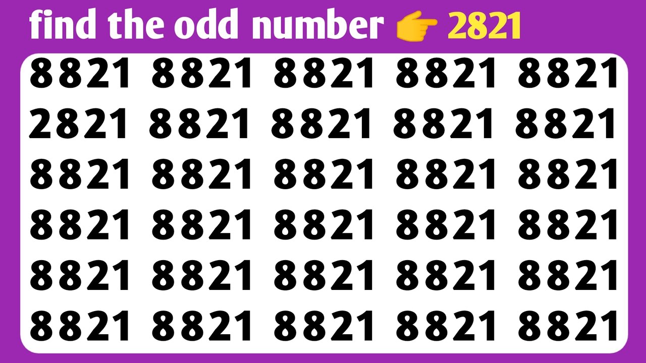 Odd One Out Challenge 🔢🔤 | Test Your Brain Power