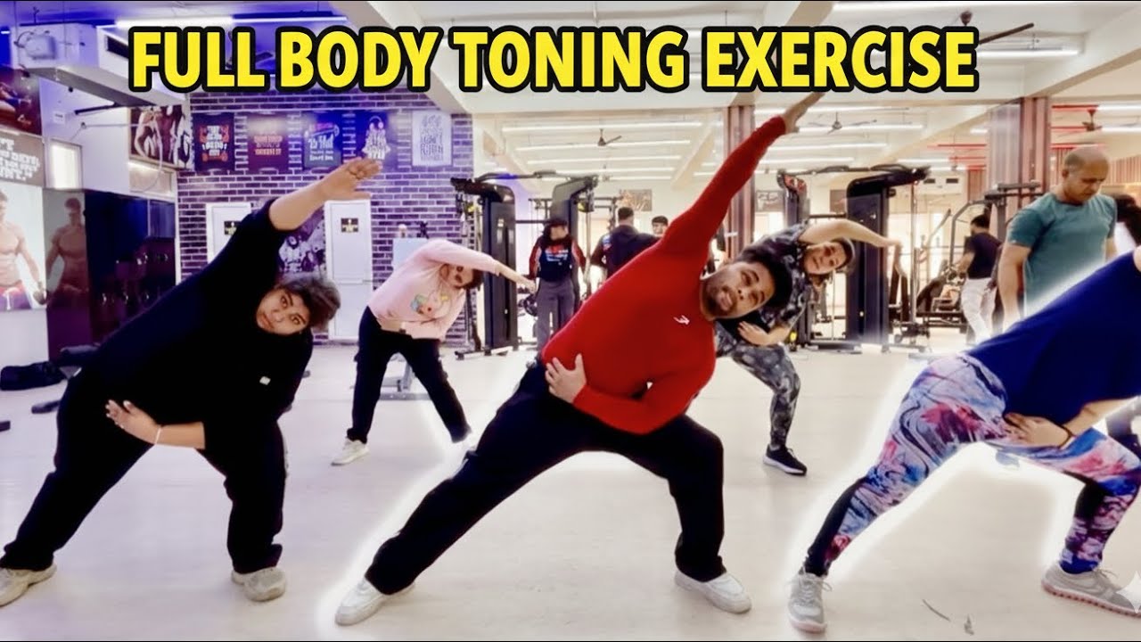 Full body toning exercise workout hit cardio, lose weight Param with fitness ￼