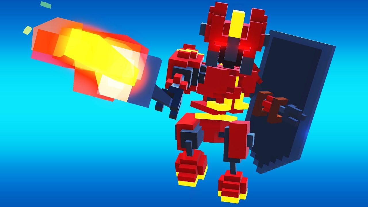 Злоупотребление щитами в испытании «Лазерное копье» в игре «Clone Drone In The Danger Zone»