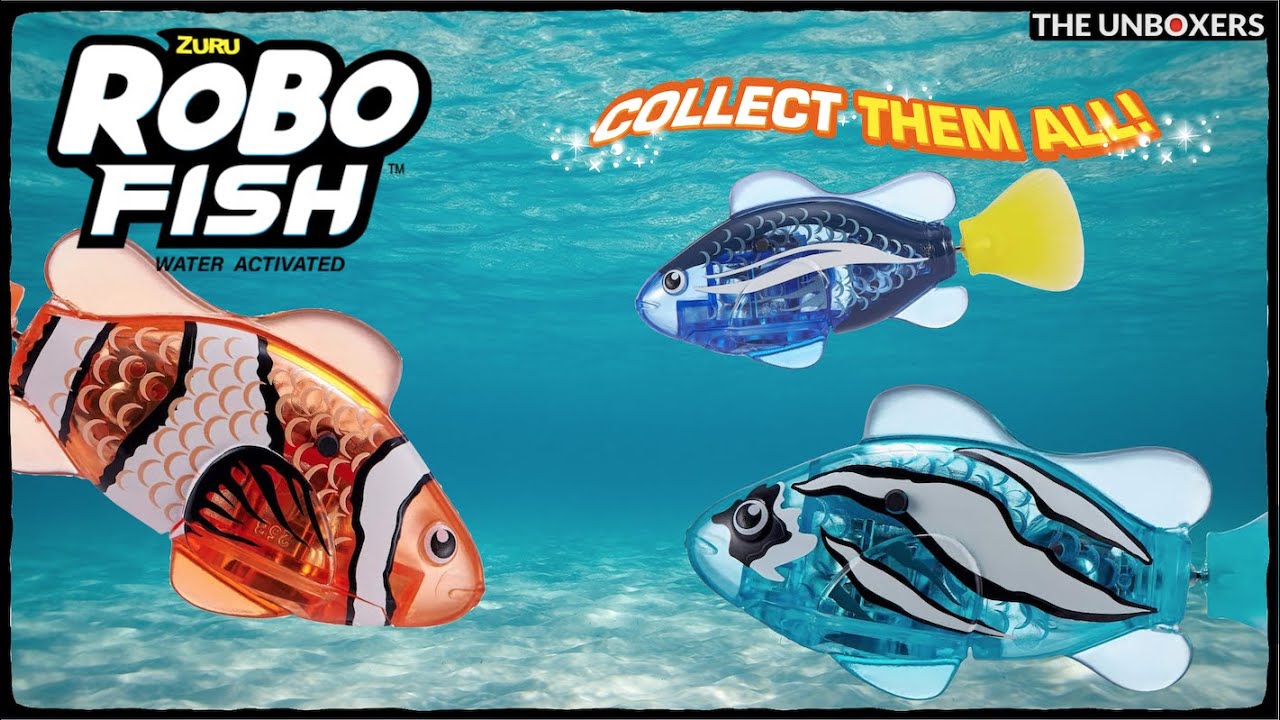 Robo Fish by Zuru  Realistic Water Activated Robotic Fish Toy