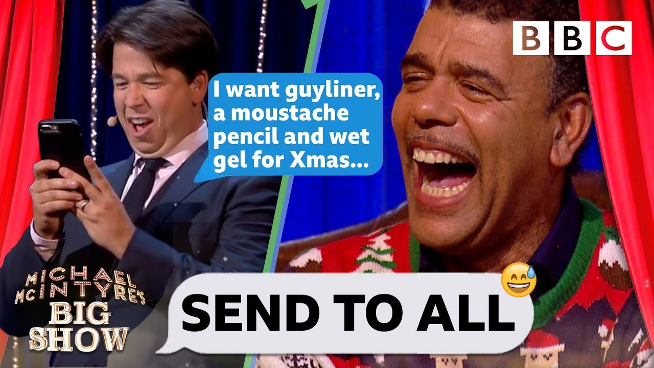 UNBELIEVABLE JEFF! Chris Kamara can't handle Michael's hilarious Christmas text 🎅😂 - Send To All