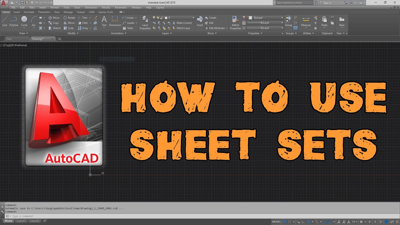 AutoCAD - How To Use Sheet Sets