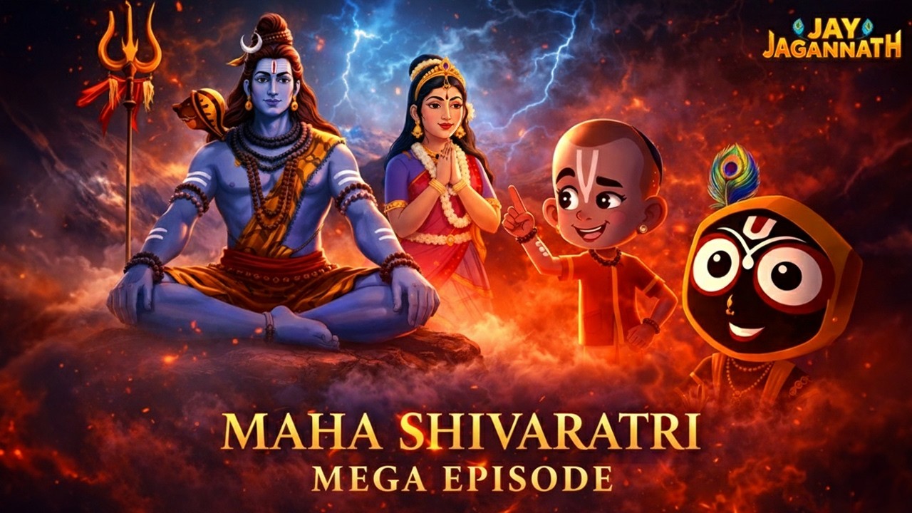 भगवान शिव और जगन्नाथ जी !| Jay Jagannath | Mega POGO TV Episode for 90 Mins |Jagannath Cartoon