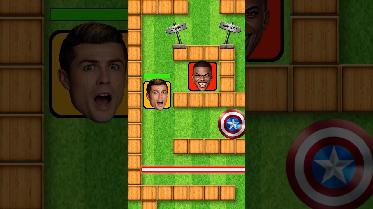 RONALDO vs MESSI vs ISHOWSPEED | Maze Challange who will win? #shorts