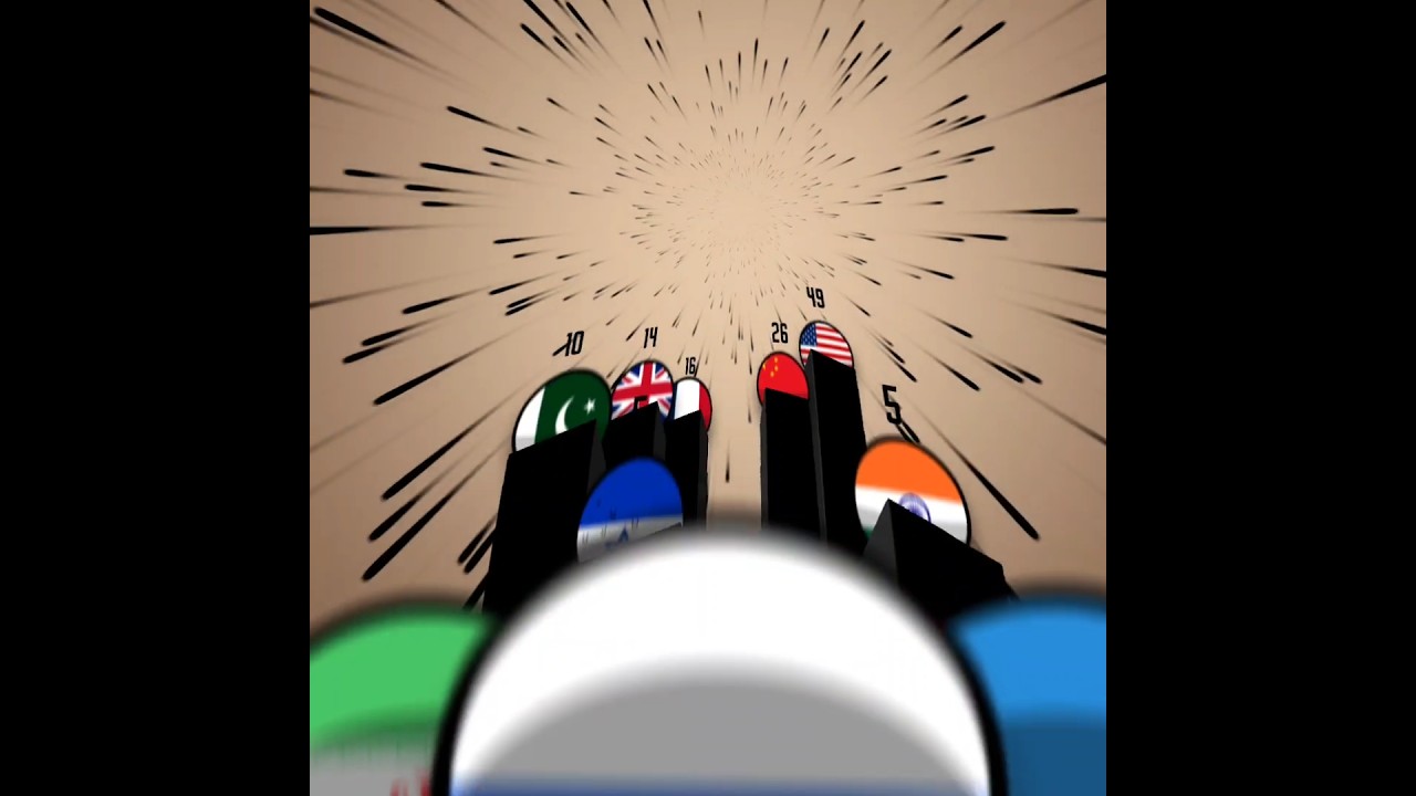 'TOP COUNTRY WITH THE MOST NUKE' #countryhumans #countryballs #polandball #edit