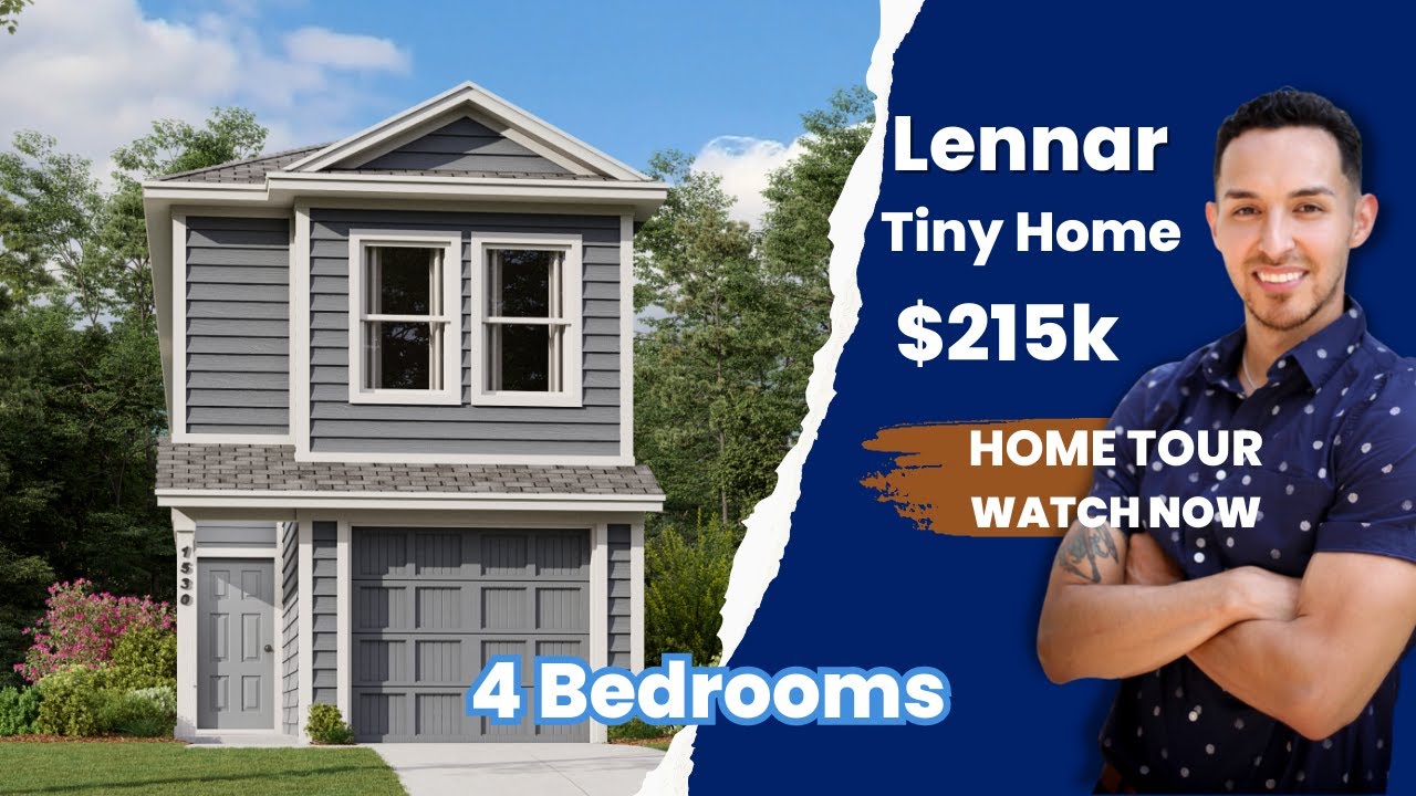 Tiny Home Style 4 Bed 2.1 Bath Lennar Aubrey C New Home Build
