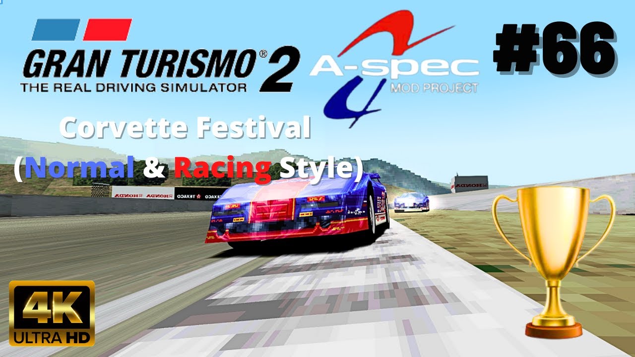 Gran Turismo 2: Project A-Spec [Mod][4K60] - Part #66 - Corvette Meeting (Chevrolet)