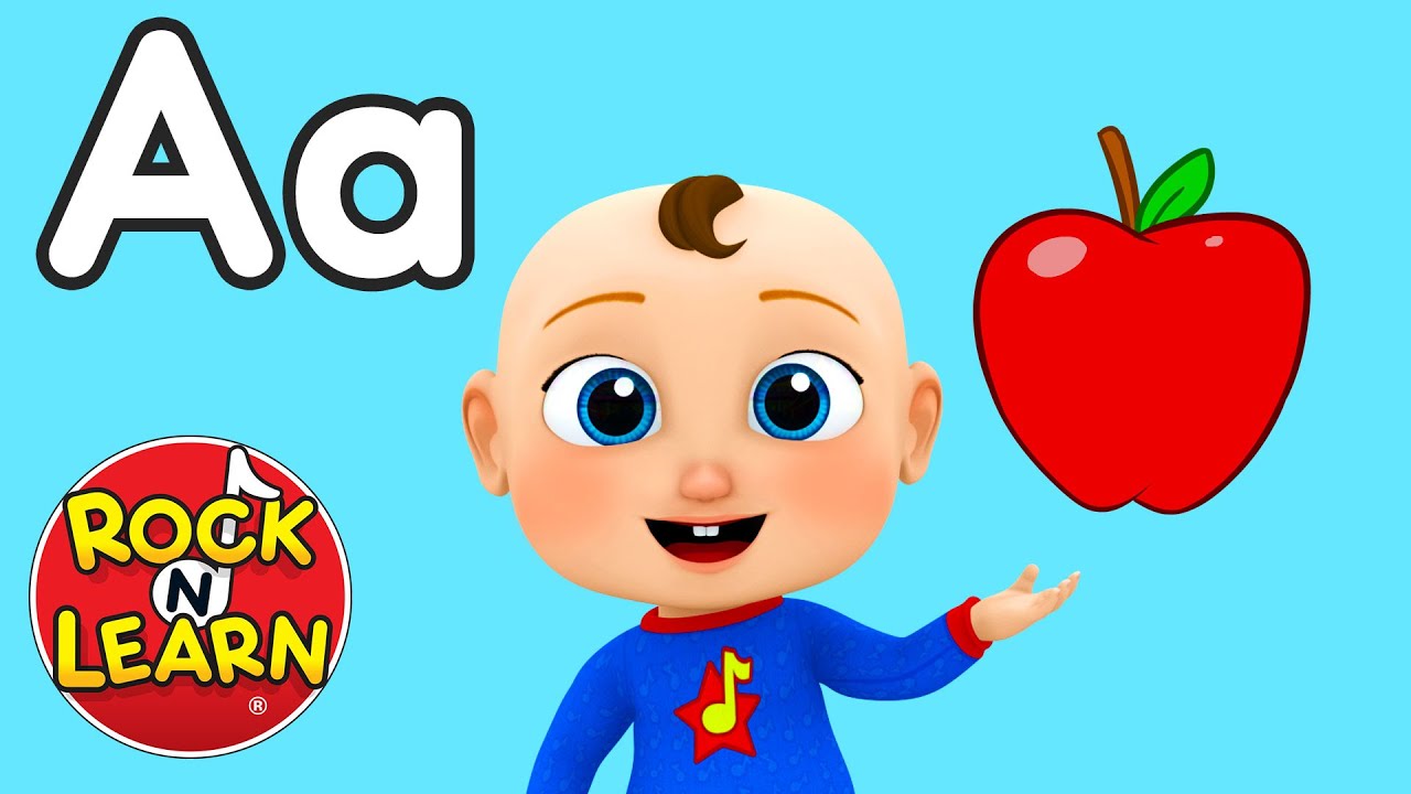 ABC Phonics Song with Baby Bradley | Two Words for Each Letter of the Alphabet | Rock ‘N Learn