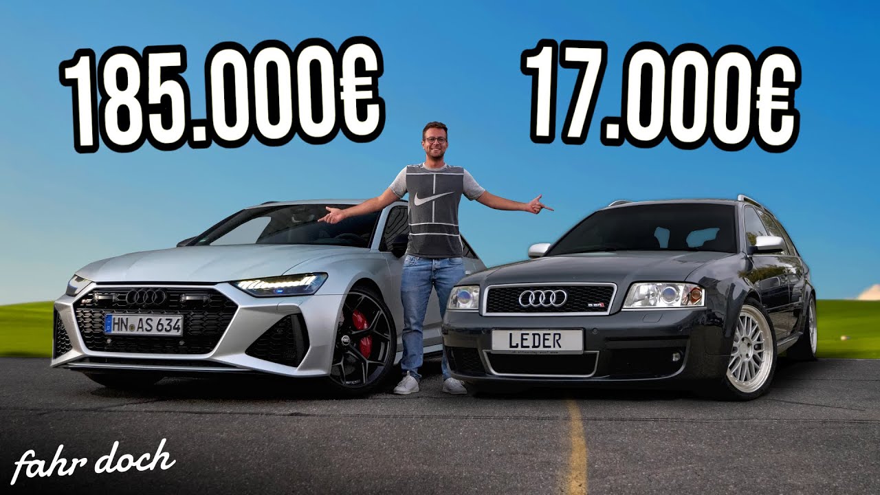 TEUERSTER vs GÜNSTIGSTER AUDI RS6 |  2024 C8 Performance vs 2003 C5 |  Fahr doch