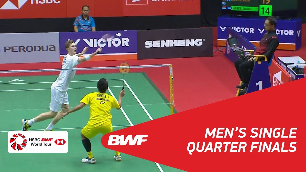 MS | Viktor AXELSEN (DEN) [1] vs Jonatan CHRISTIE (INA) | BWF 2018