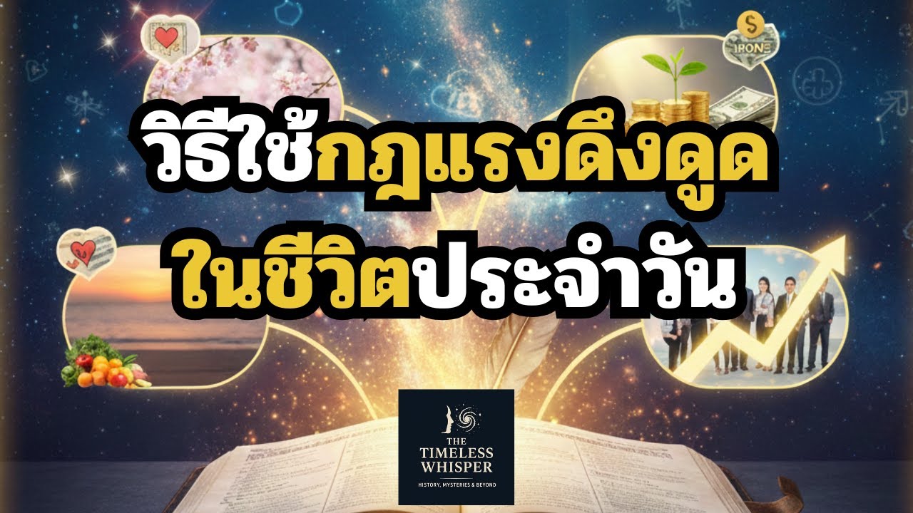 วิธีใช้กฎแรงดึงดูดในชีวิตประจำวัน | เปลี่ยนพลังงานในตัวคุณ ชีวิตเปลี่ยนทันที
