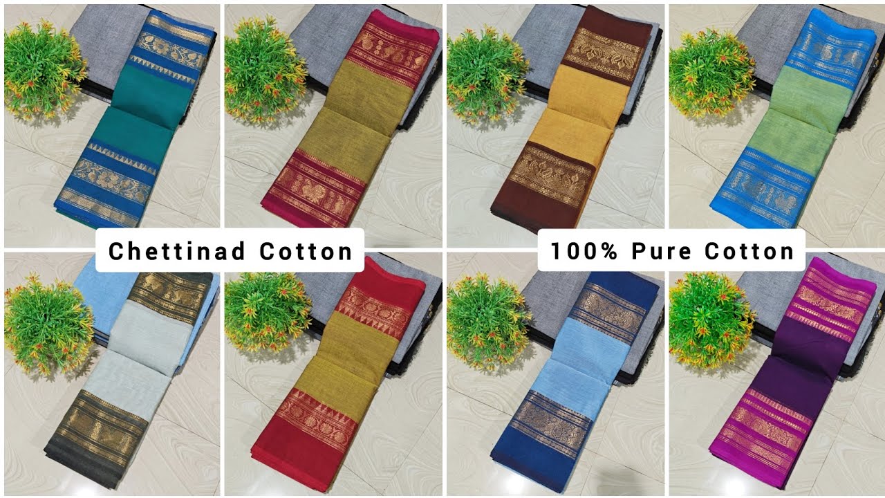 👉 WhatsApp - 9786192868 🍁 Saree without blouse 680+$ 🍁 Saree without blouse 680+$ #chettinadcotton