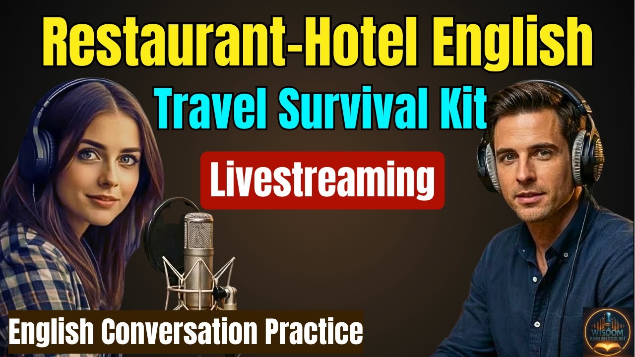 Travel English Masterclass: Ordering Food & Checking Into Hotels Like a Native ✈️🍔🏨