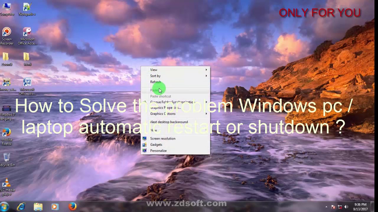 Как решить проблему внезапной перезагрузки/завершения работы в Windows 7/8/10