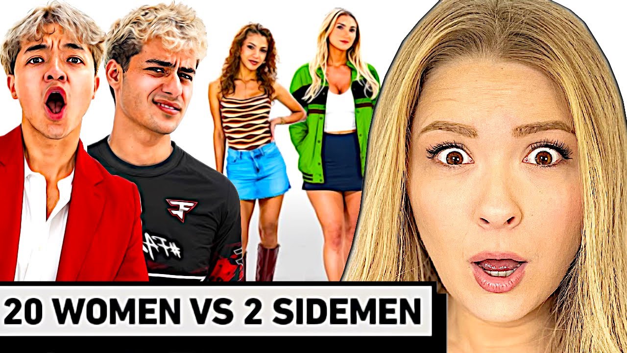 20 WOMEN vs 2 SIDEMEN: FAZE RONALDO & JASON EDITION Reaction