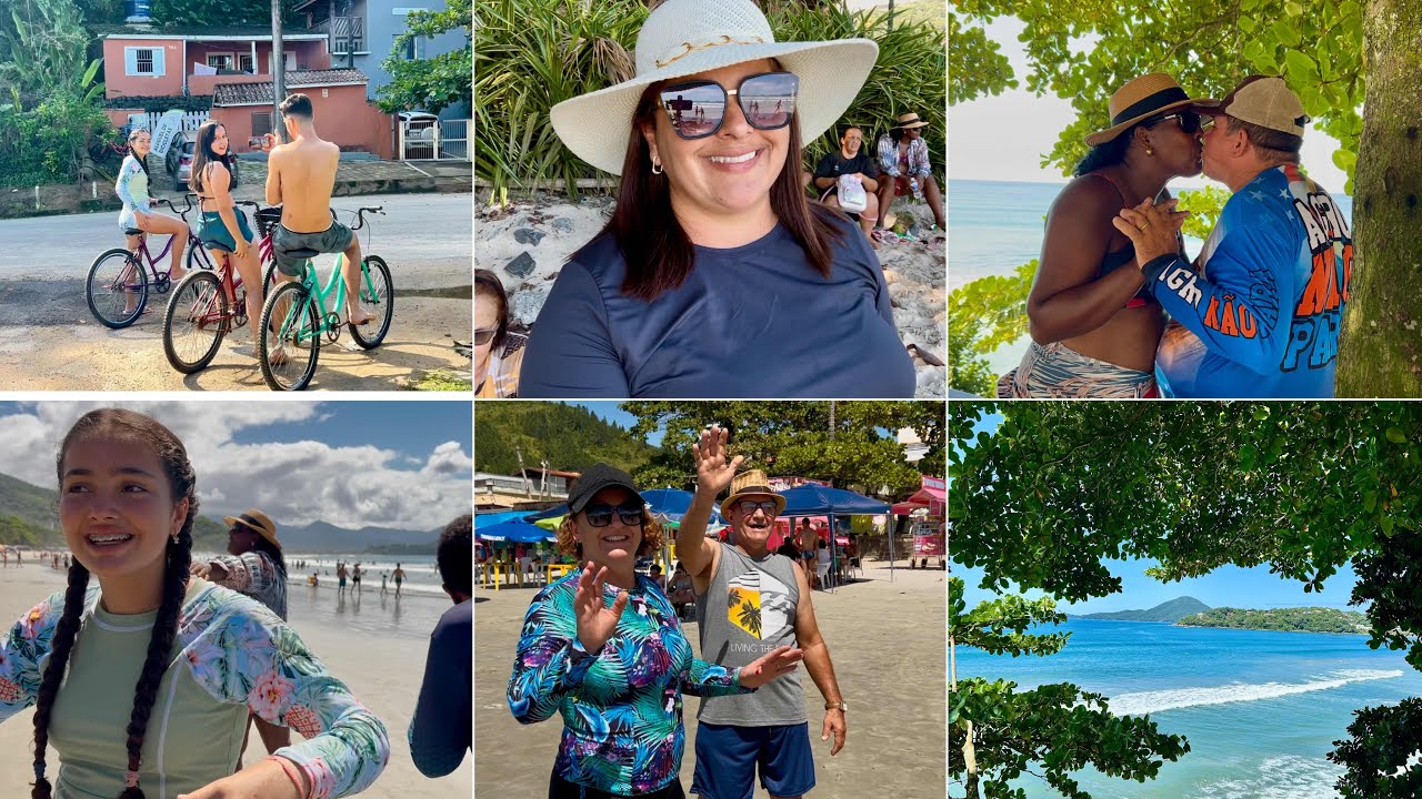 5 dia de Férias em Ubatuba/ Fomos na Praia da Toninhas encontrar com meus Pais