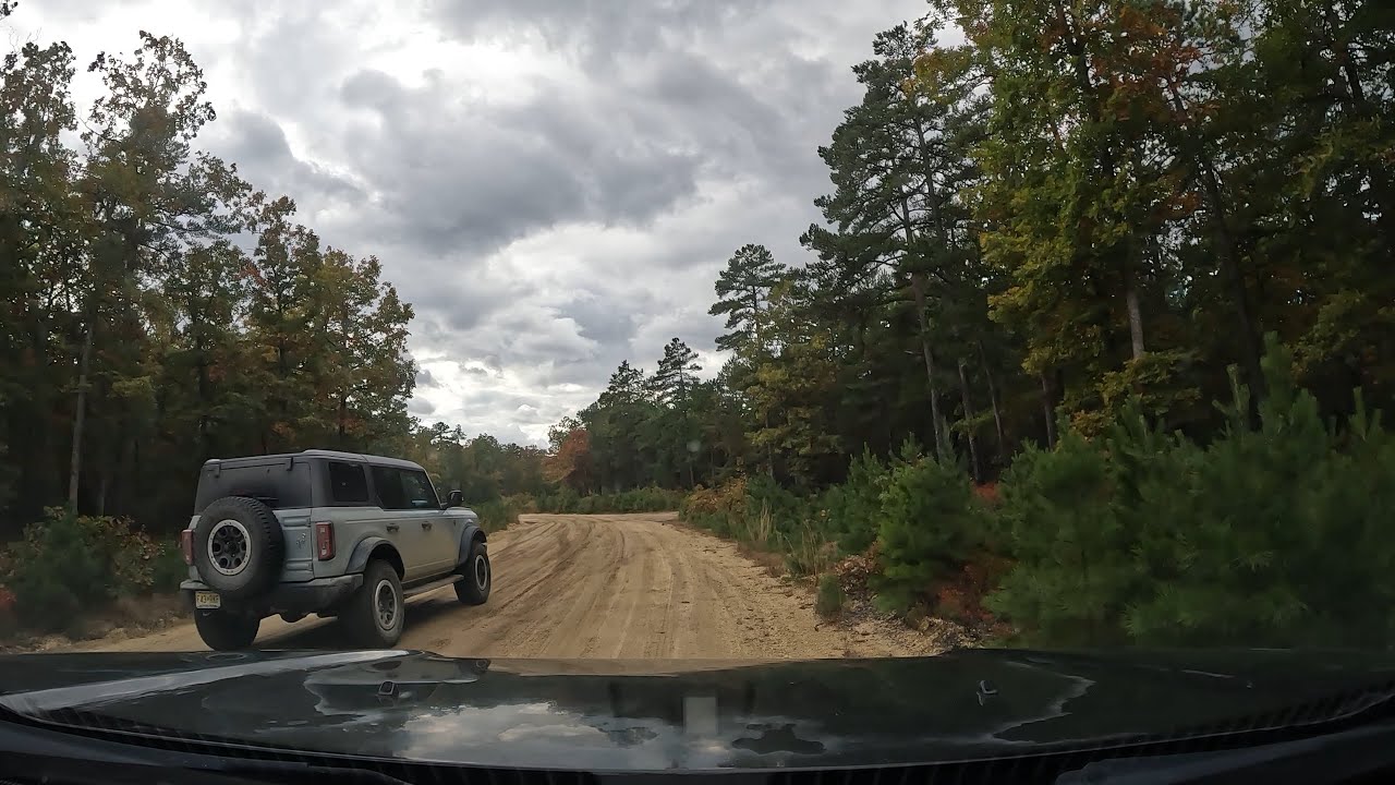 Second generation Honda Pilot ,Wharton State Forest trail ride.NJ Pine Barrens