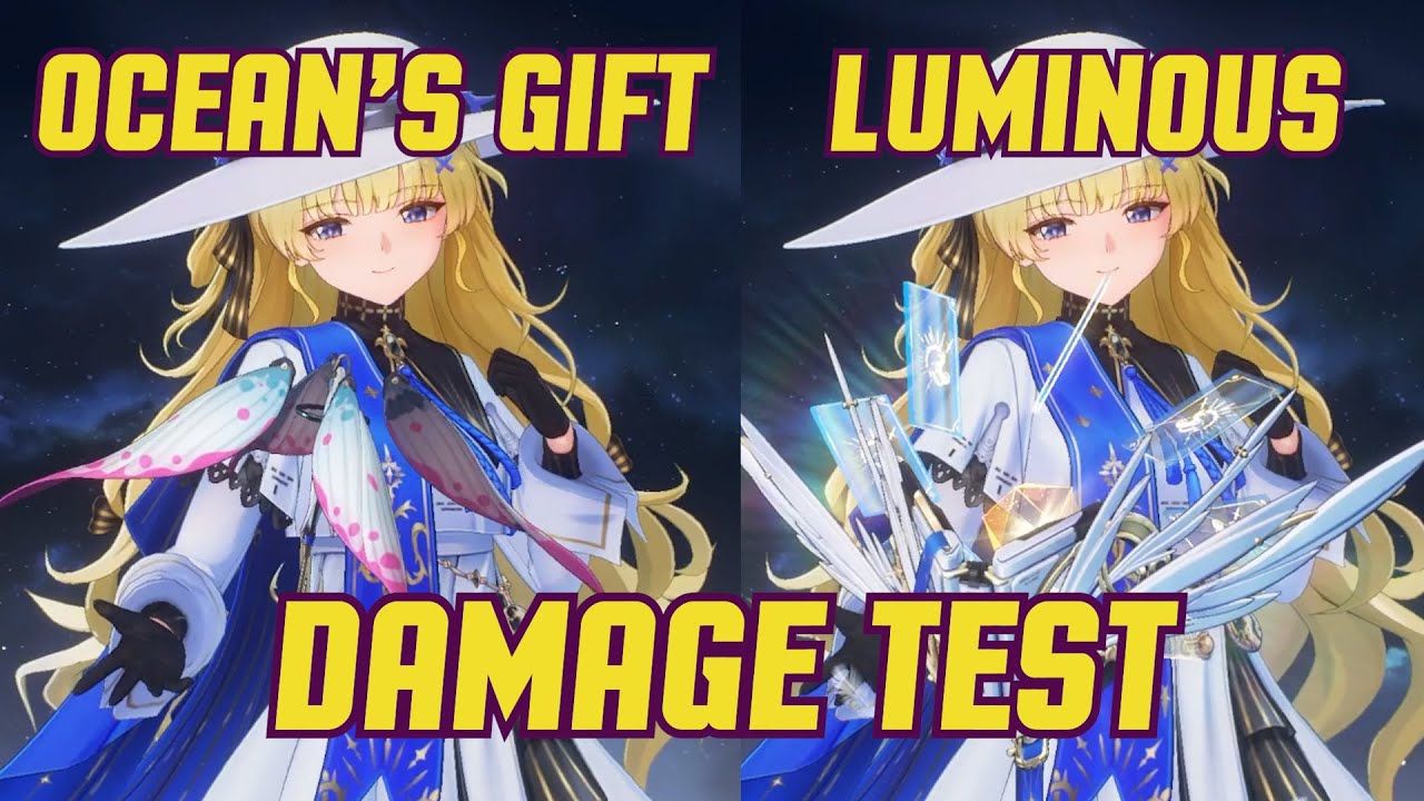PHOEBE SIGNATURE VS EVENT WEAPON DAMAGE TEST! (LUMINOUS HYMN VS OCEAN'S GIFT)