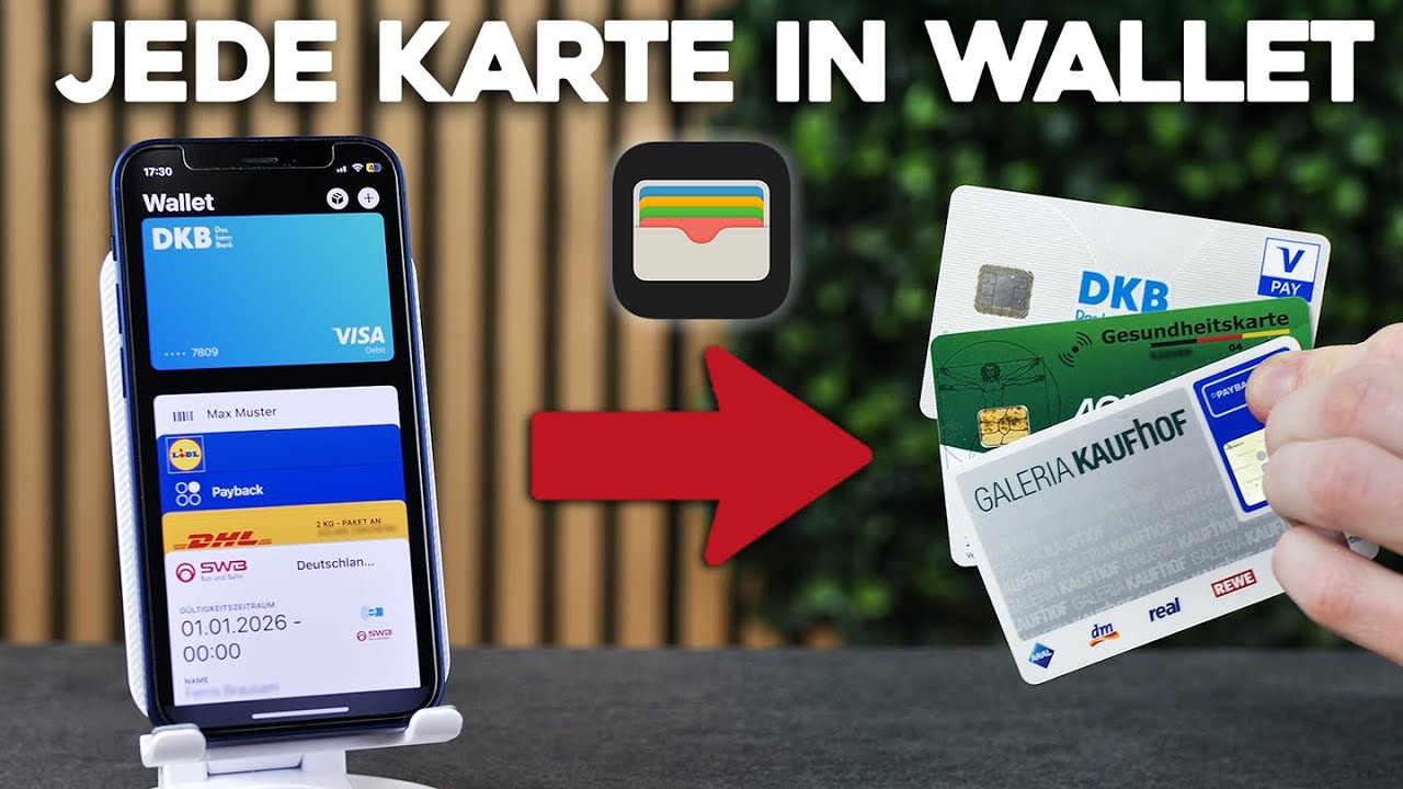 Apple Wallet einrichten & Jede Karte zu Apple Wallet hinzuf&uuml;gen in 2026 (Sparkasse, Kundenkarte)