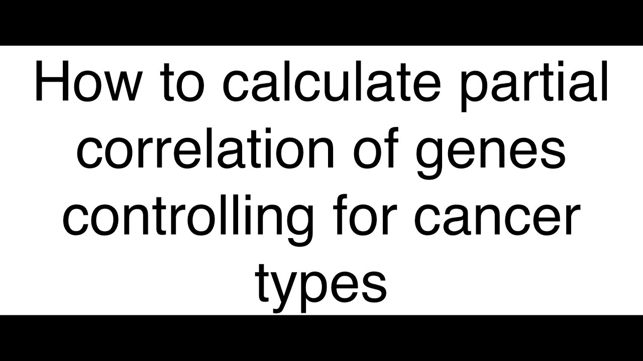 How to calculate Partial Correlation in Bioinformatics  A Step by Step Guide 📊